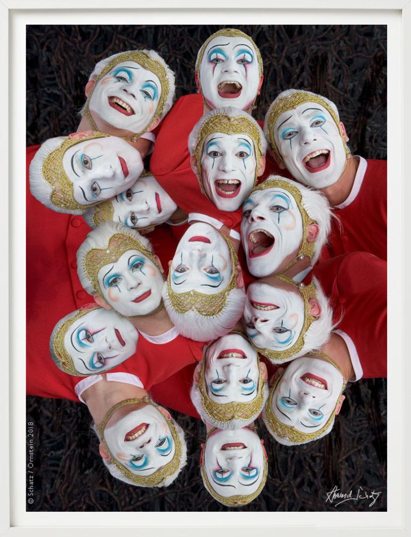 Cirque #4498 ANTHOLOGY - Group of Clown Performers, Fine Art Photography, 2018 For Sale 4