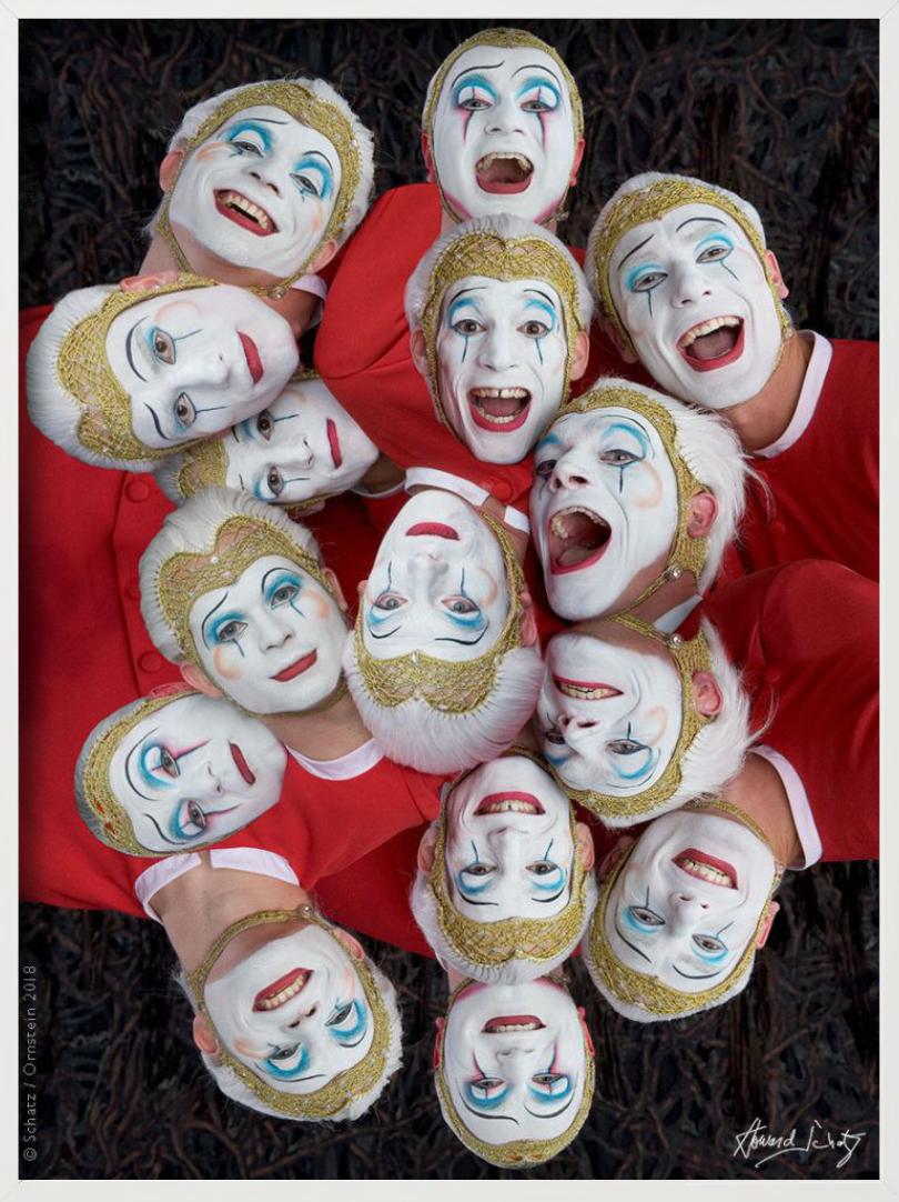 Cirque #4498 ANTHOLOGY - Group of Clown Performers, Fine Art Photography, 2018 For Sale 6
