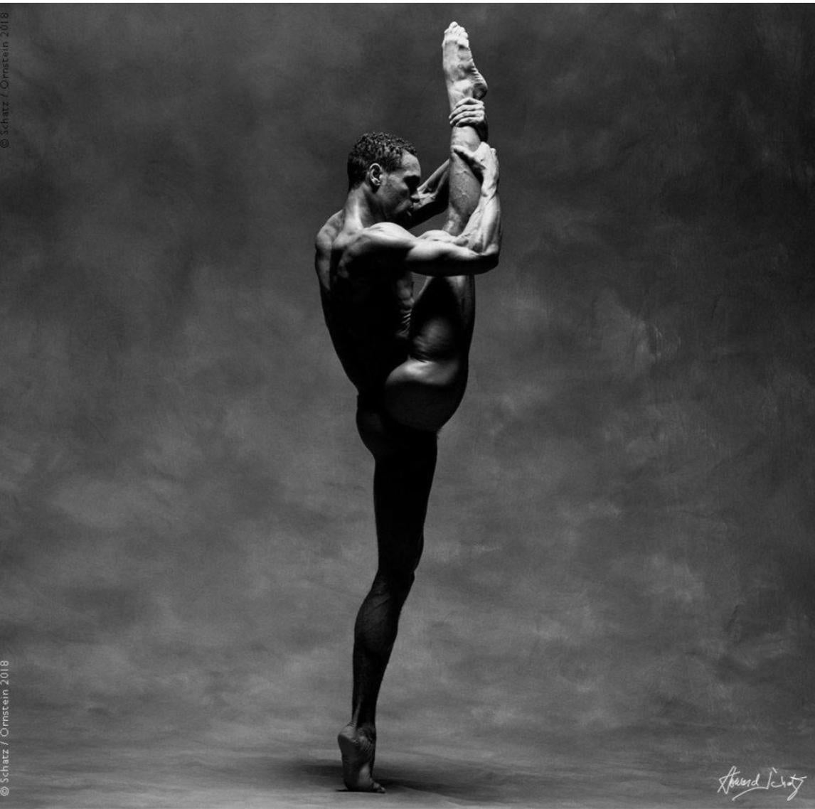 Howard Schatz Black and White Photograph - Dance Study 1213 (Alvin Ailey Dance Theatre, Richard Witter)