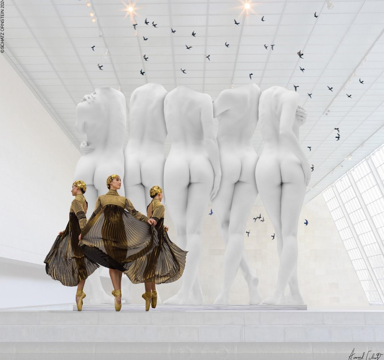 Dance Study 1623: Dancers in the Museum