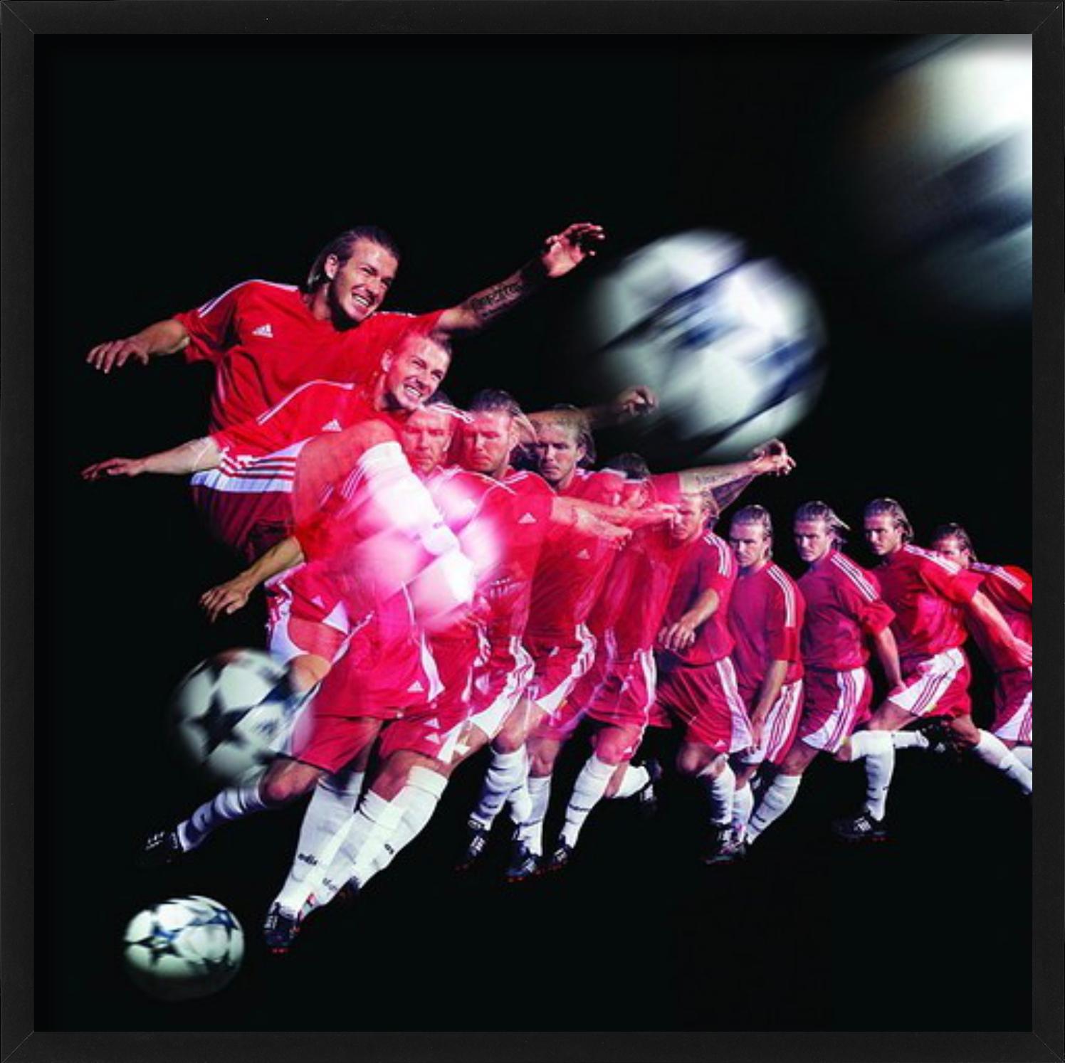 A. David Beckham (Schwarz), Abstract Photograph, von Howard Schatz