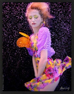 Underwater Study #2615 - Underwater Portrait in Pink, Fine Art Photography, 2005