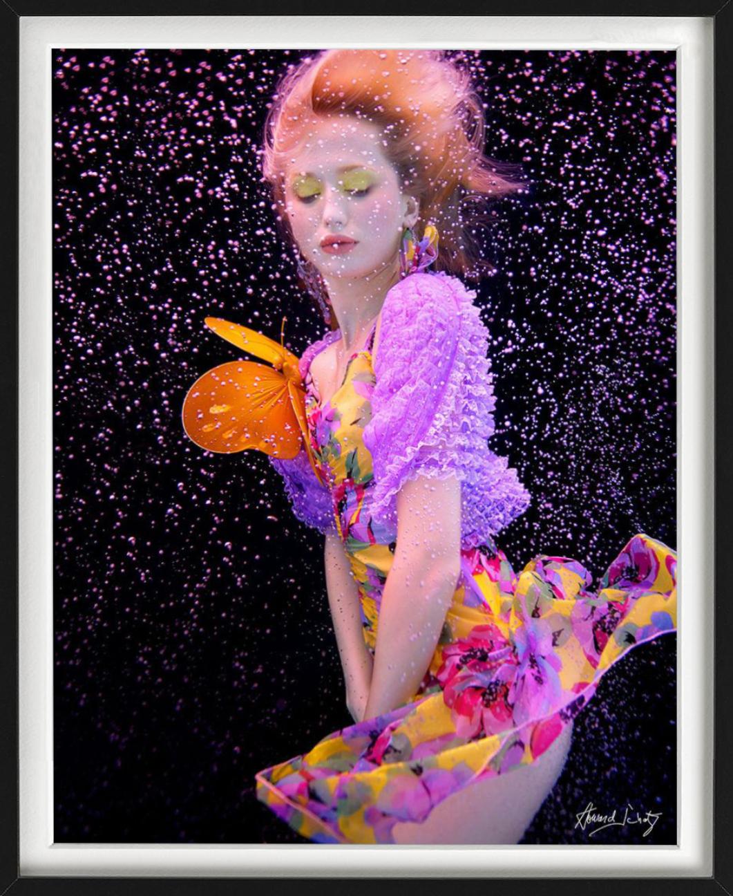Unterwasserstudie #2615 - Unterwasserporträt in Rosa, Kunstfotografie, 2005 im Angebot 4