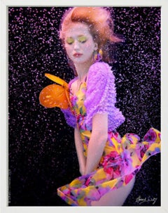 Underwater Study #2615 - Underwater Portrait in Pink, Fine Art Photography, 2005