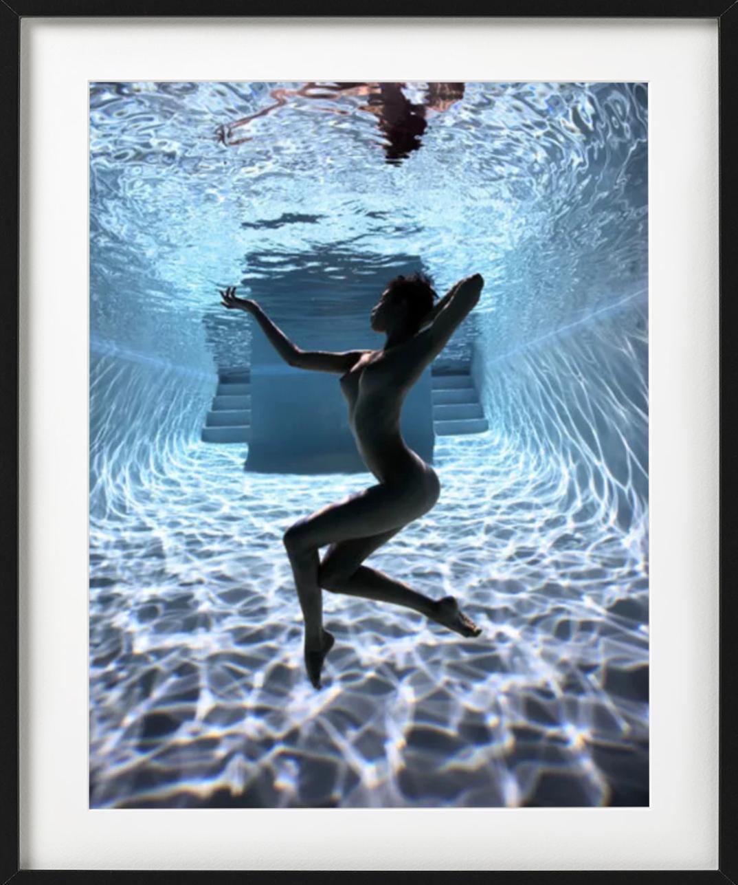Underwater Study #2826 - Nude Model Posing Underwater in a Pool  - Photograph by Howard Schatz