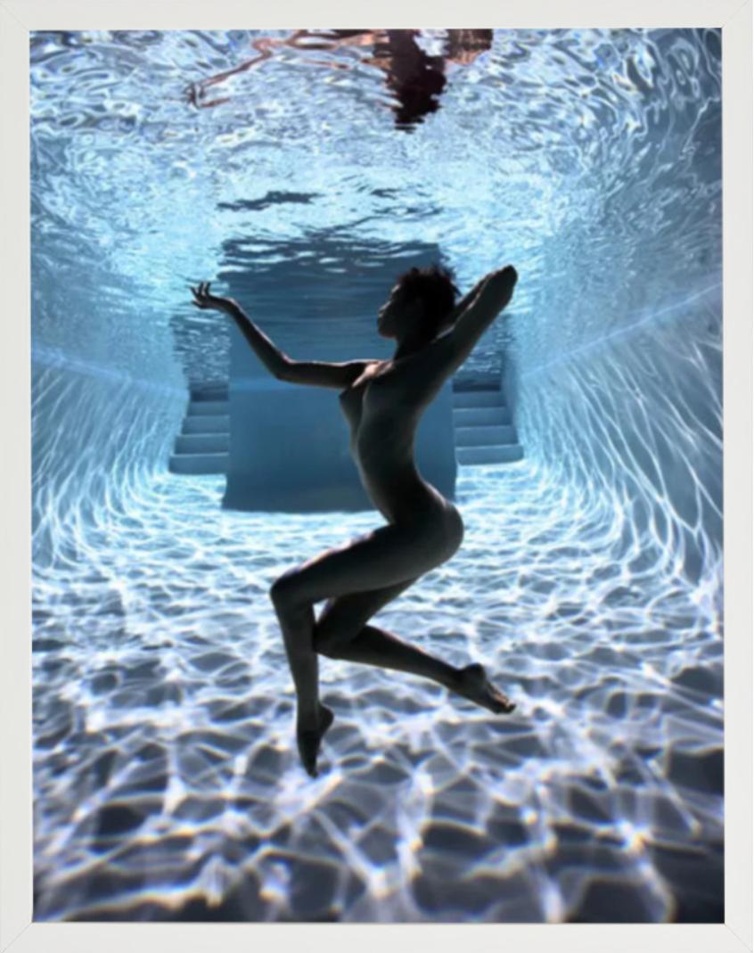 Underwater Study #2826 - Nude Model Posing Underwater in a Pool  For Sale 1