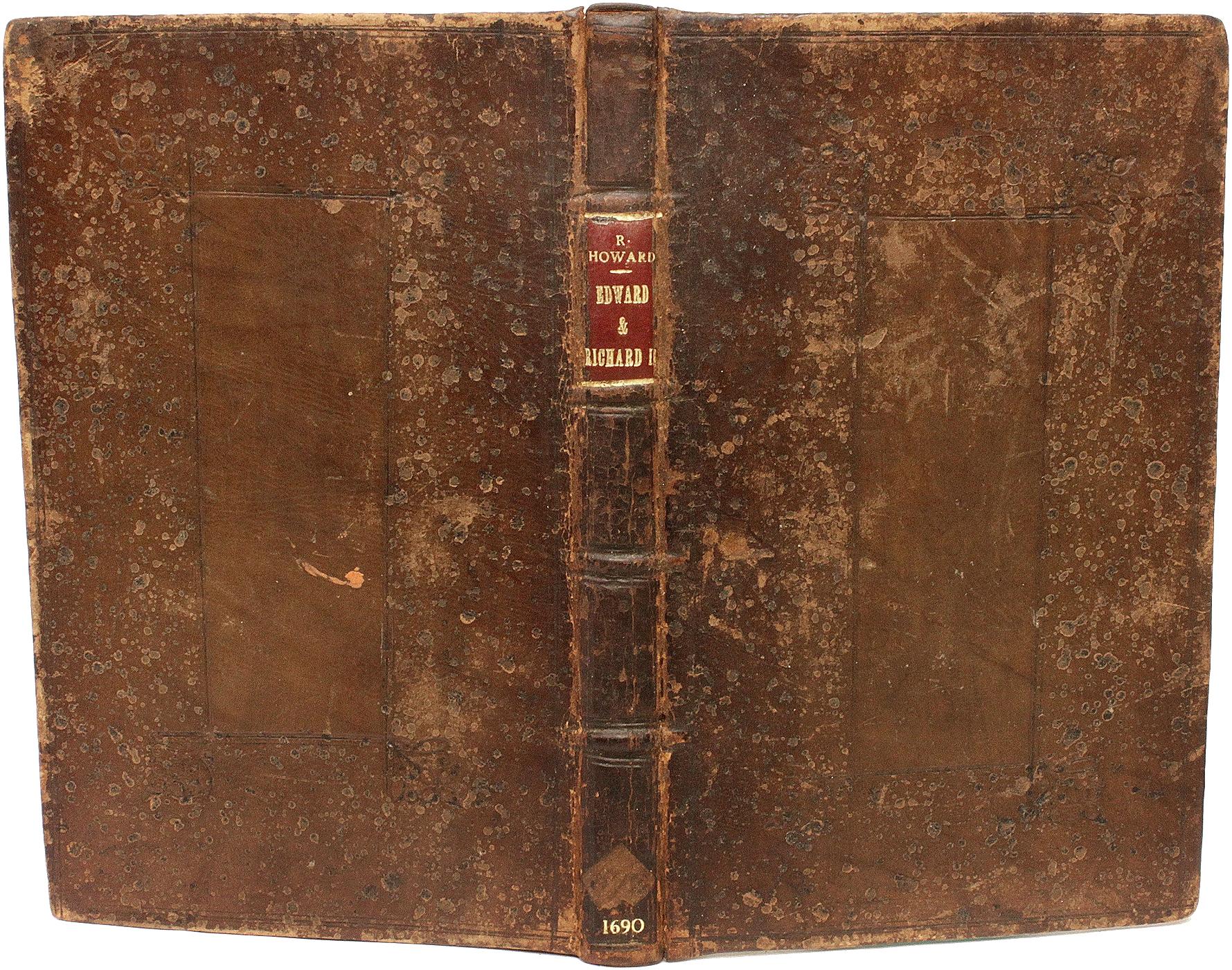 Britannique HOWARD, Sir Robert The. L'histoire des règnes d'Edward et de Richard II. (1690) en vente