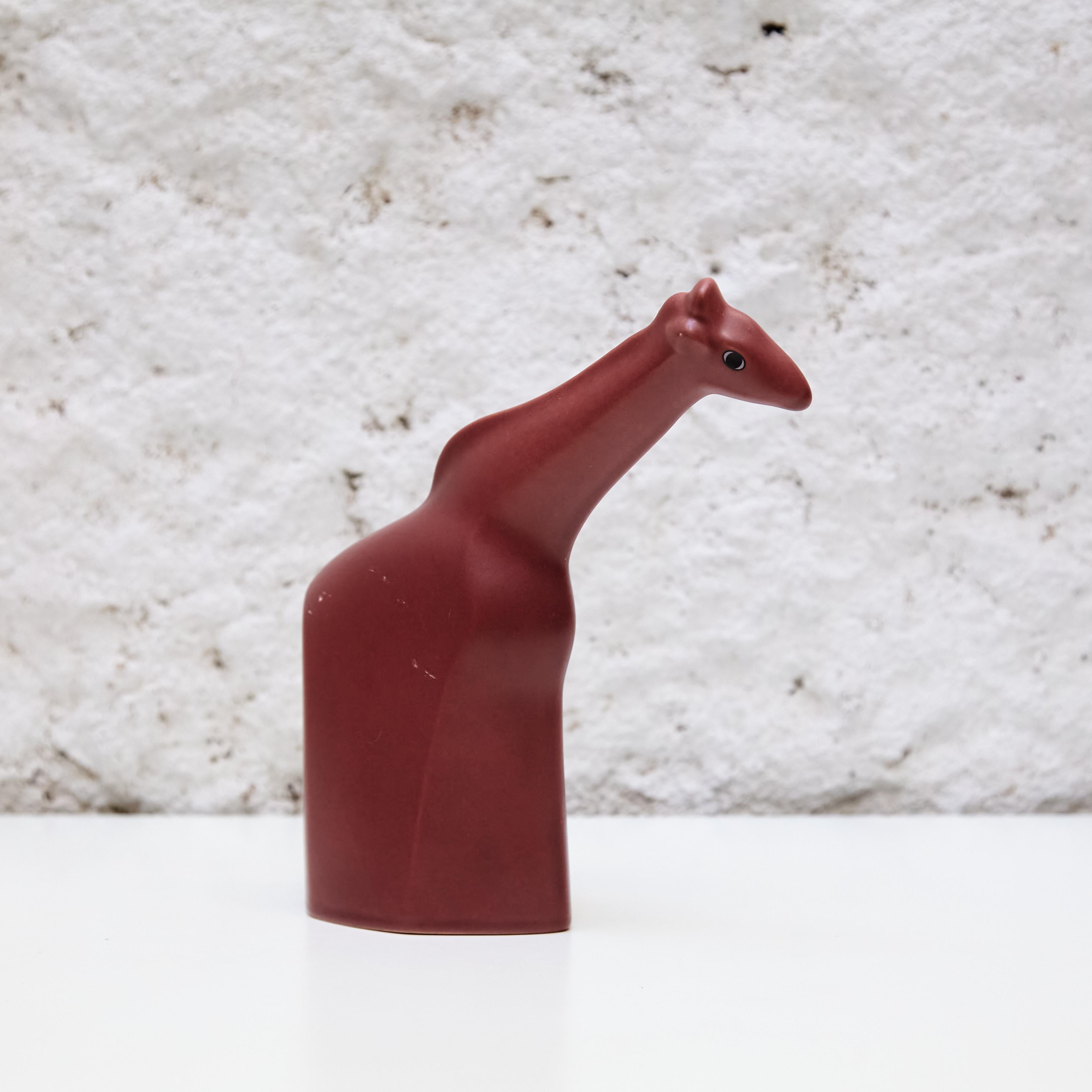 Modern Howard Smith Ceramic 'Giraffe Harry' for Arabian, circa 1990