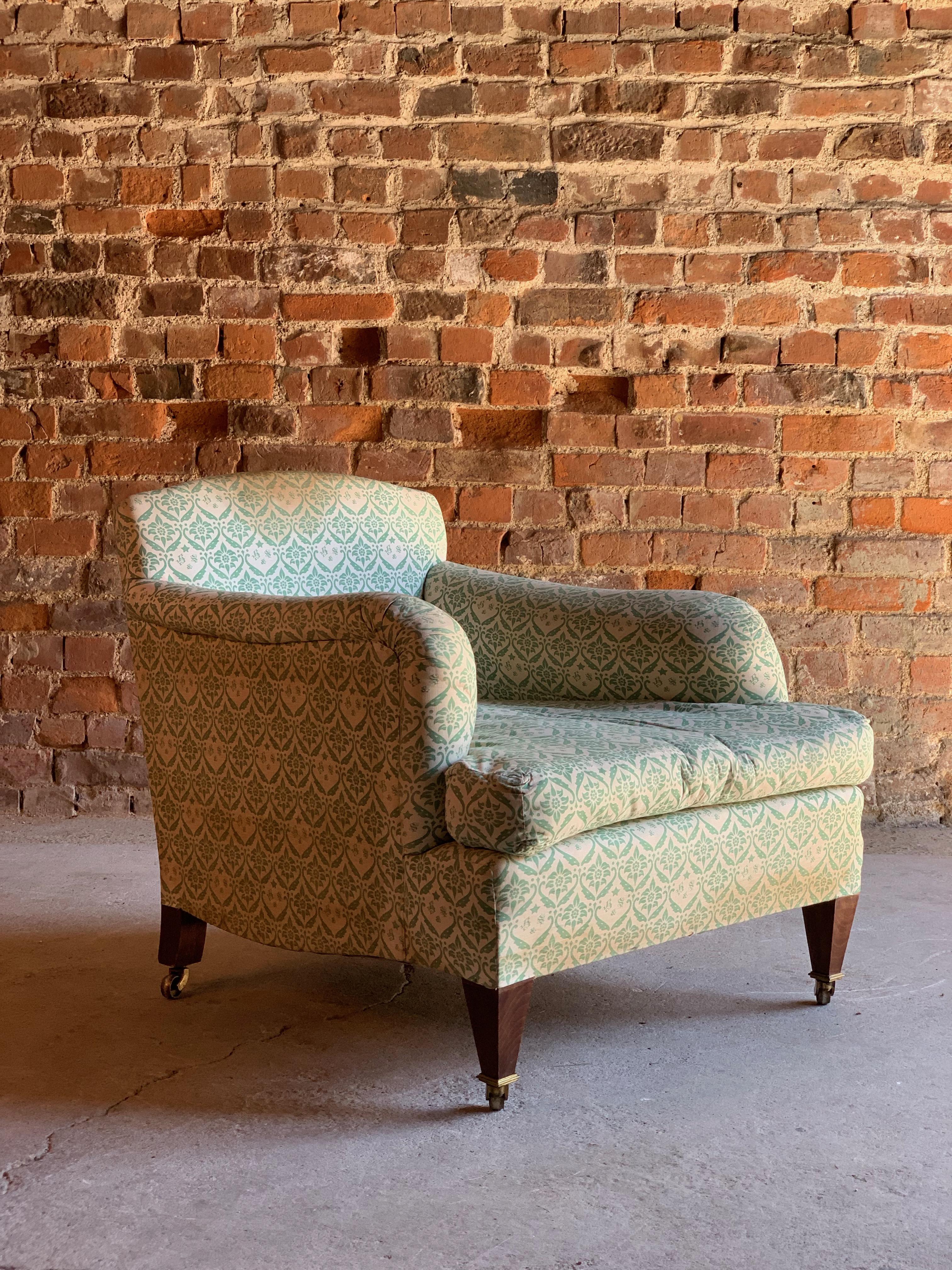 Howard & Sons Amazone Howard Armchair by Lenygon & Morant, circa 1950 In Distressed Condition In Longdon, Tewkesbury