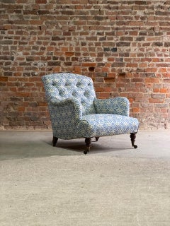 Howard & Sons Bridgewater Armchair 19th Century England circa 1840