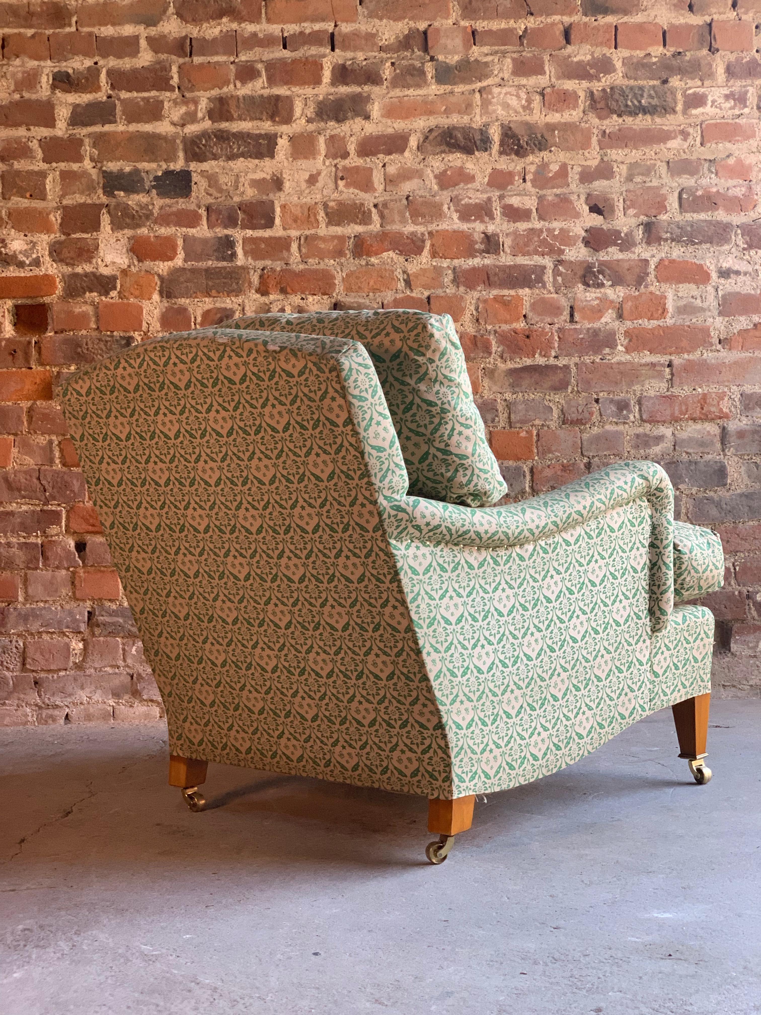 Contemporary Howard & Sons Bridgewater Armchair Deep Seated Loose Cushion Chair, 2009