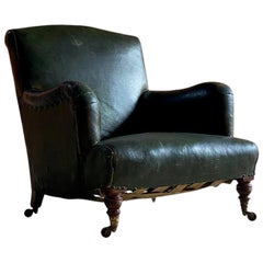 Howard & Sons Bridgewater Armchairs 19th Century England Circa 1840