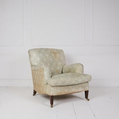 Howard & Sons bridgewater English antique lounge armchair