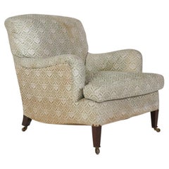 Howard & Sons bridgewater English antique lounge armchair