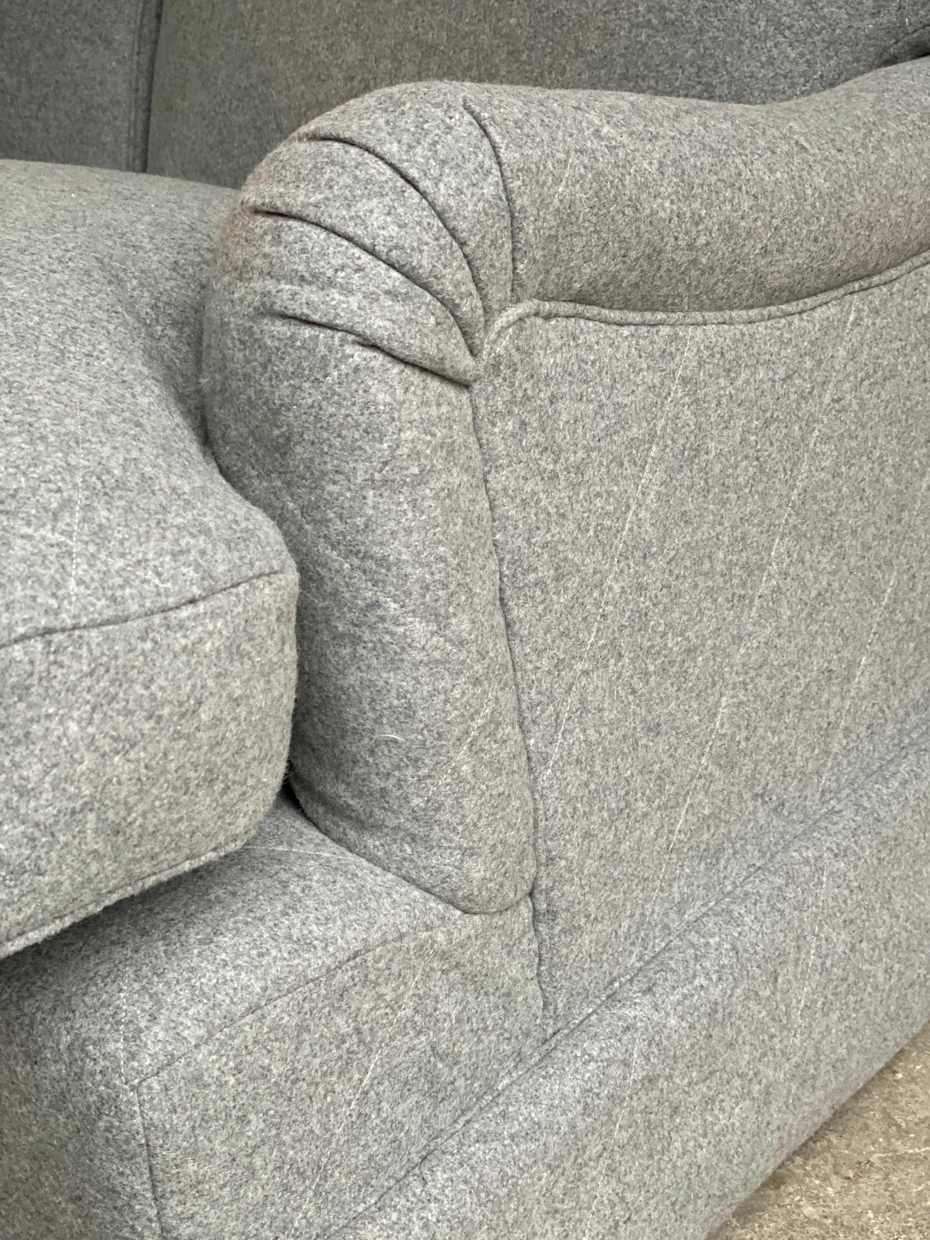 Howard & Sons Bridgewater Sofa Deep Seated Loose Cushion Bespoke 2014 Number 2 1