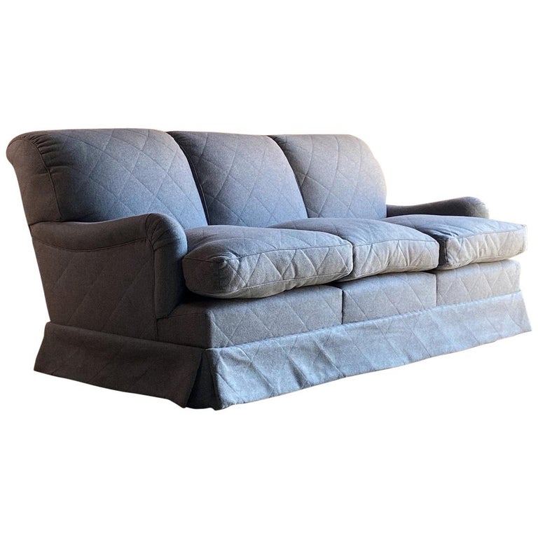 Howard and Sons Bridgewater Sofa Deep Seated Loose Cushion Bespoke 2014