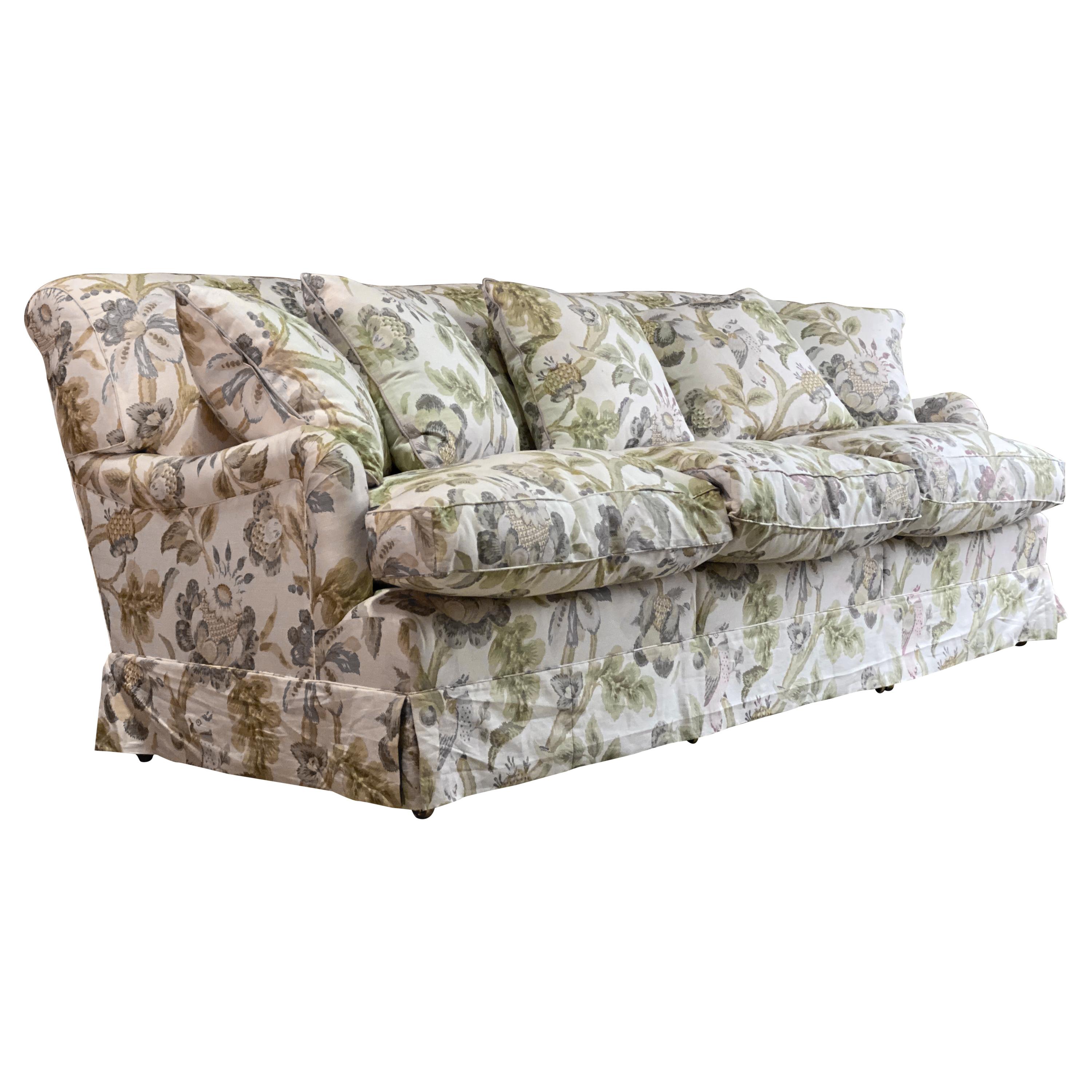 Howard & Sons Bridgewater Sofa Deep Seated Loose Cushion Bespoke 2014 Number 3