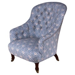 Howard & Sons Button Back Armchair