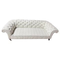Howard 
Sons Chesterfield Sofa 1880
s Newly Upholstered In Howard 
Son Fabric