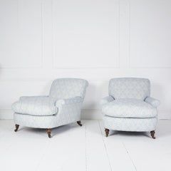 Howard & Sons club armchairs 19th Century
