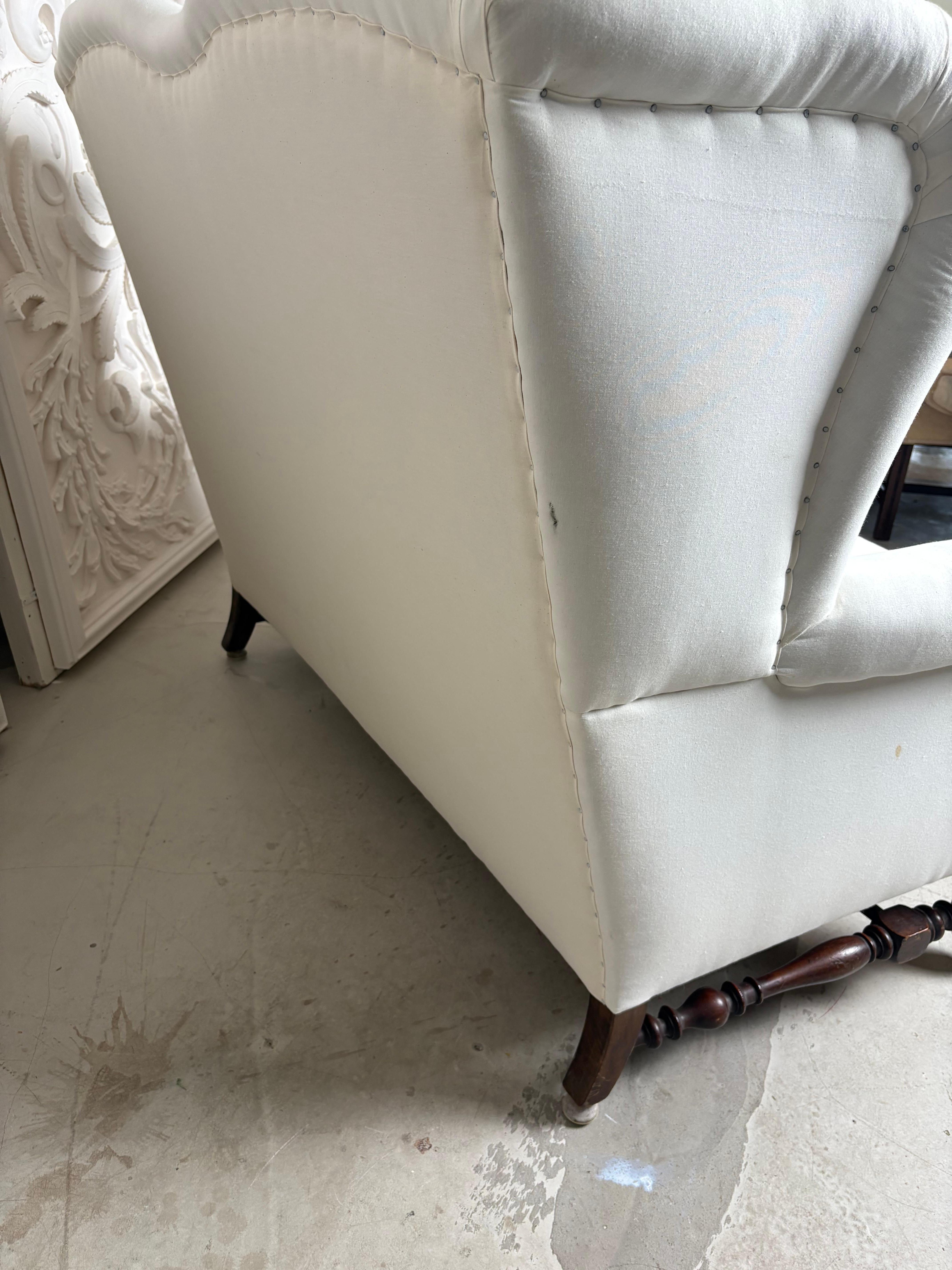 Howard & Sons Doppelflügelsofa Sessel im Angebot 6