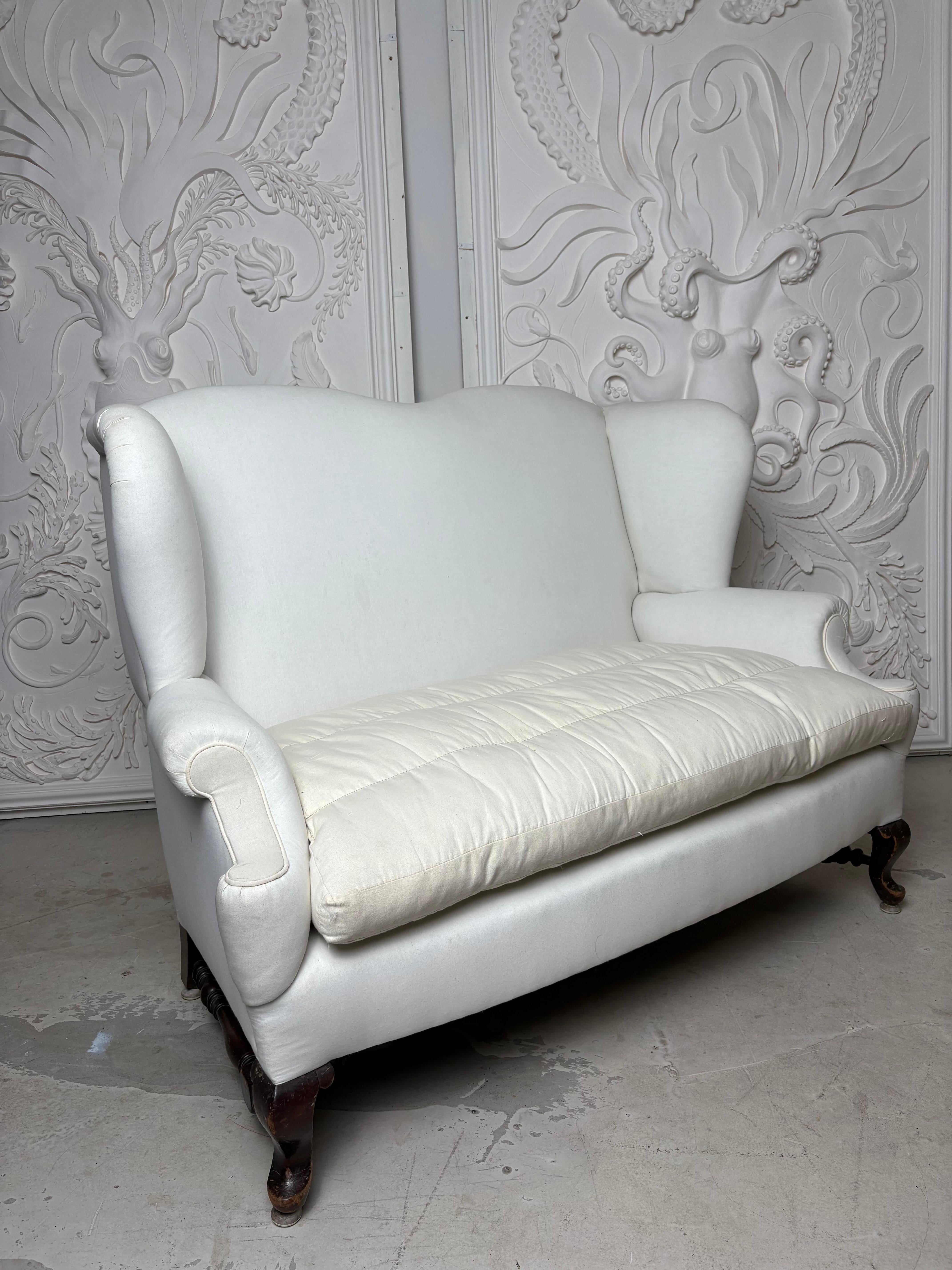 Howard & Sons Doppelflügelsofa Sessel im Zustand „Gut“ im Angebot in Tetbury, GB