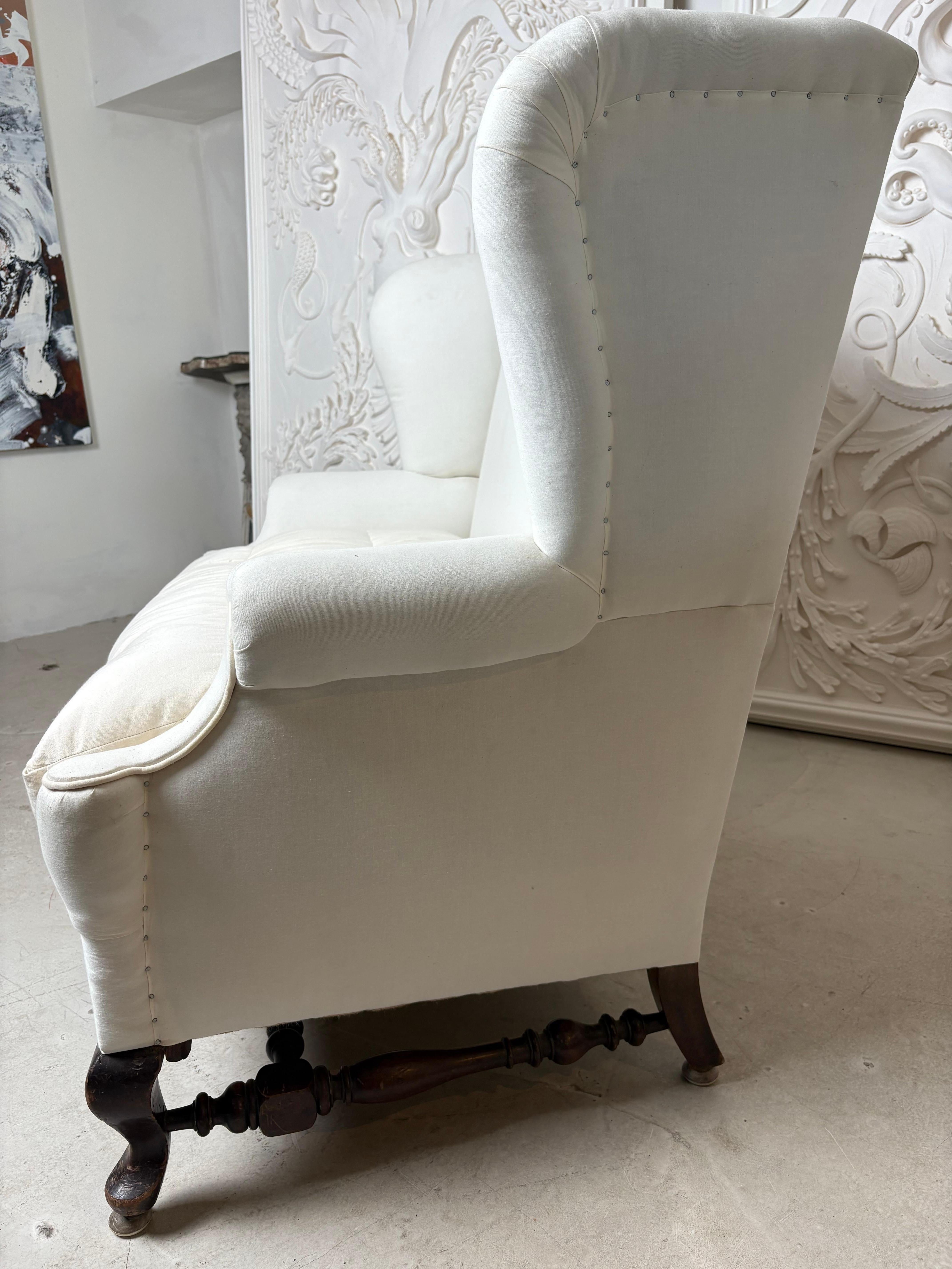 Howard & Sons Doppelflügelsofa Sessel im Angebot 1