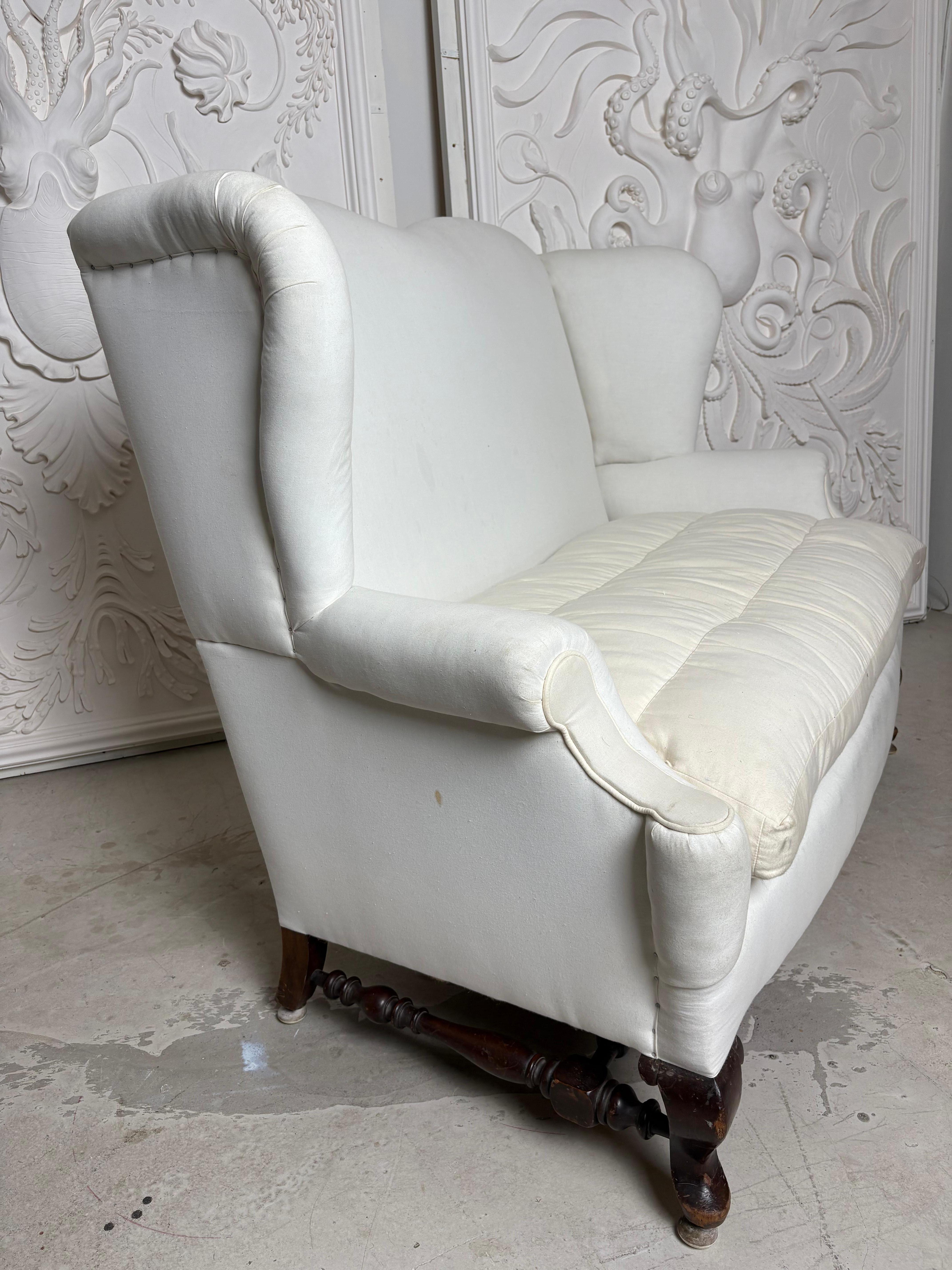 Howard & Sons Doppelflügelsofa Sessel im Angebot 3