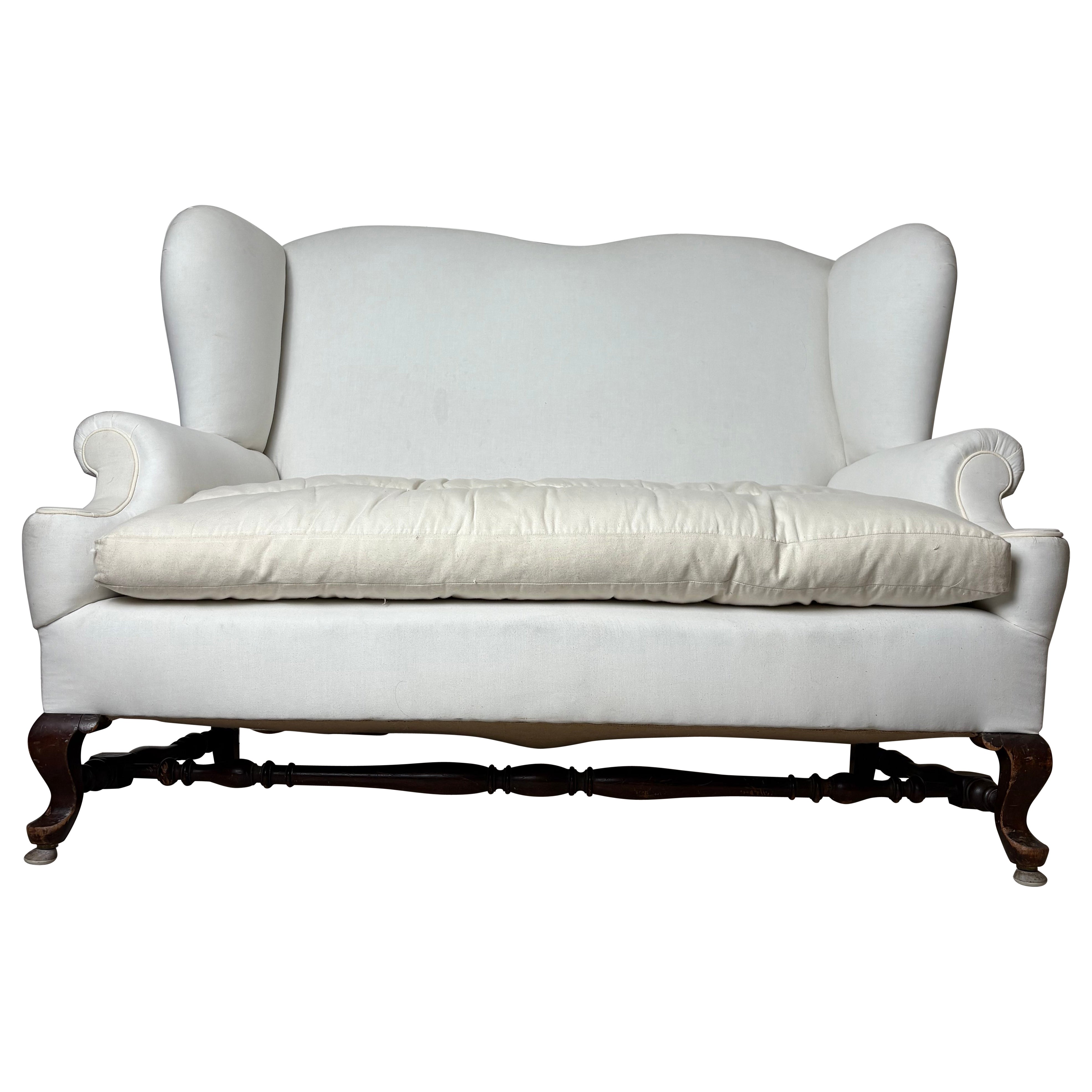 Howard & Sons Doppelflügelsofa Sessel im Angebot