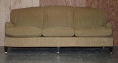 Howard & Sons Fully Stamped Sofa Feather Filled Feather Cushions Howard Chairs