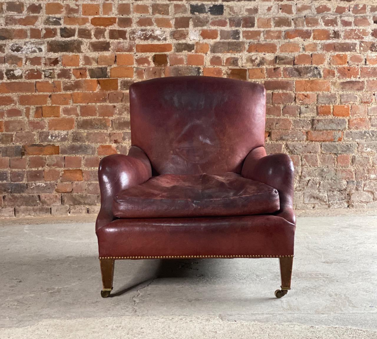 Howard & Sons Grafton Armchair, 19th Century, circa 1890 In Good Condition In Longdon, Tewkesbury