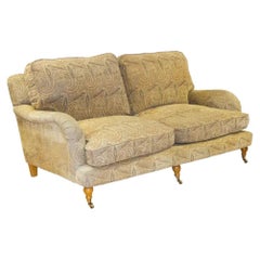 Howard and Sons Stile Mulberry Divano di design Raro Made in Feather Filled