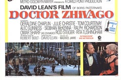 Original Doctor Zhivago, Academy Award Winner,  vintage movie poster, US 1 sheet