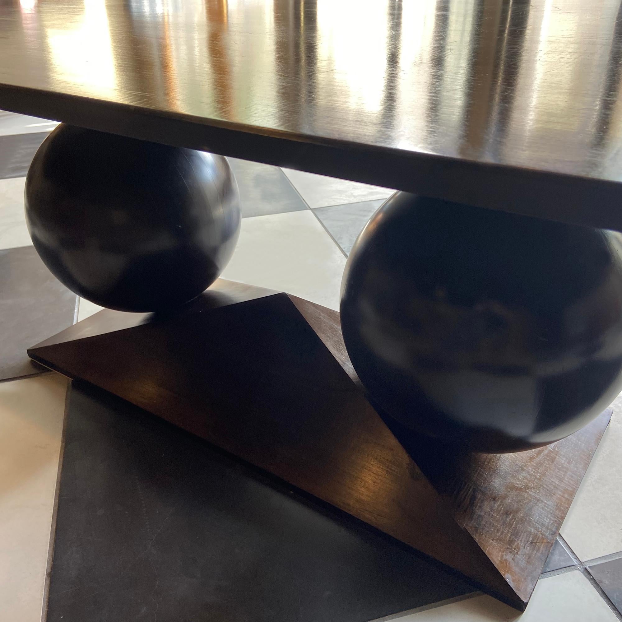 Late 20th Century Howard Werner Sculptural Conference/Center Table For Sale
