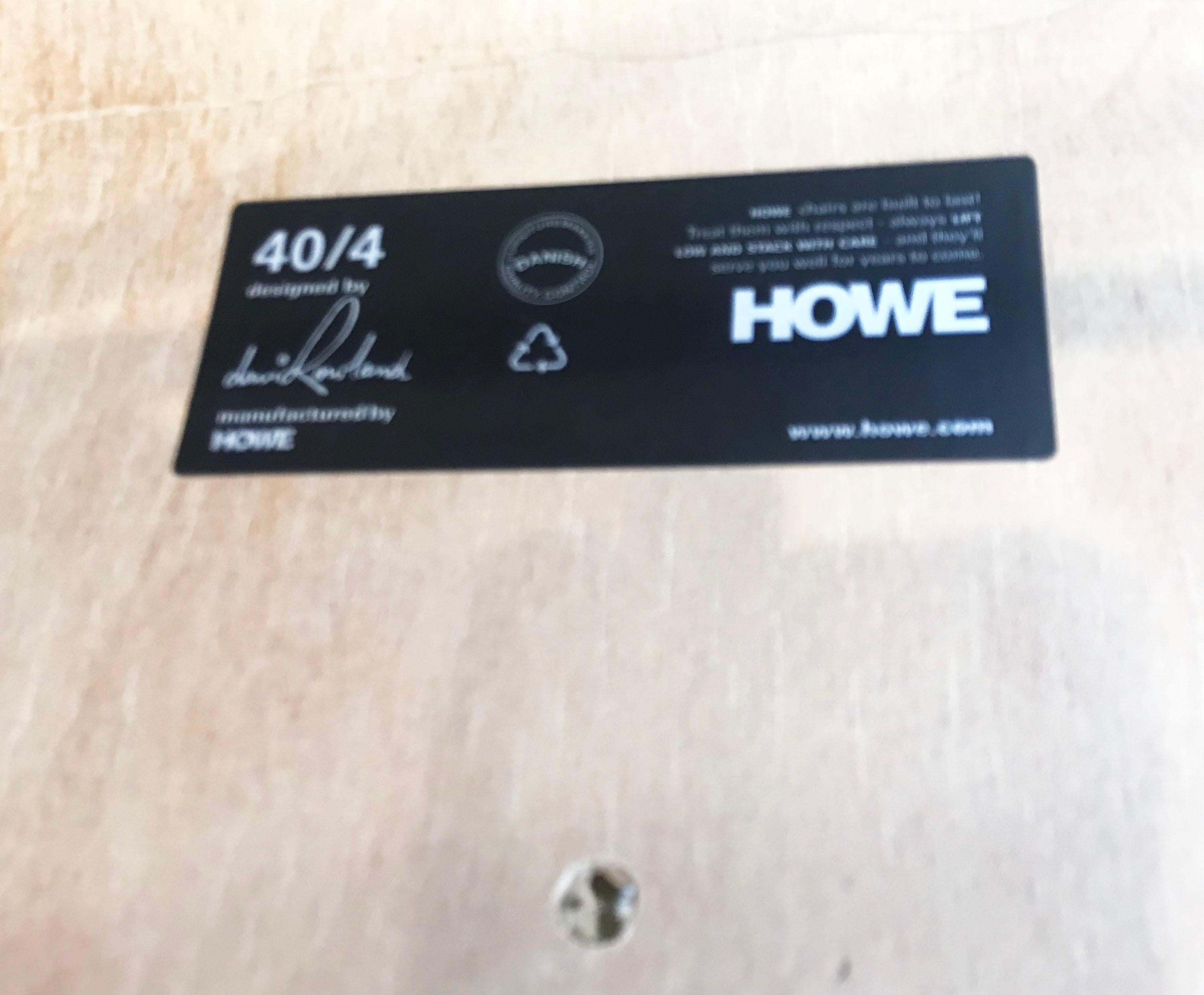 Howe Chairs Model 40/4 Designated in 1964 by David Rowland 1