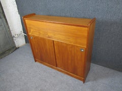 H.P. Hansen Designed Folding Danish Teak Dry Bar