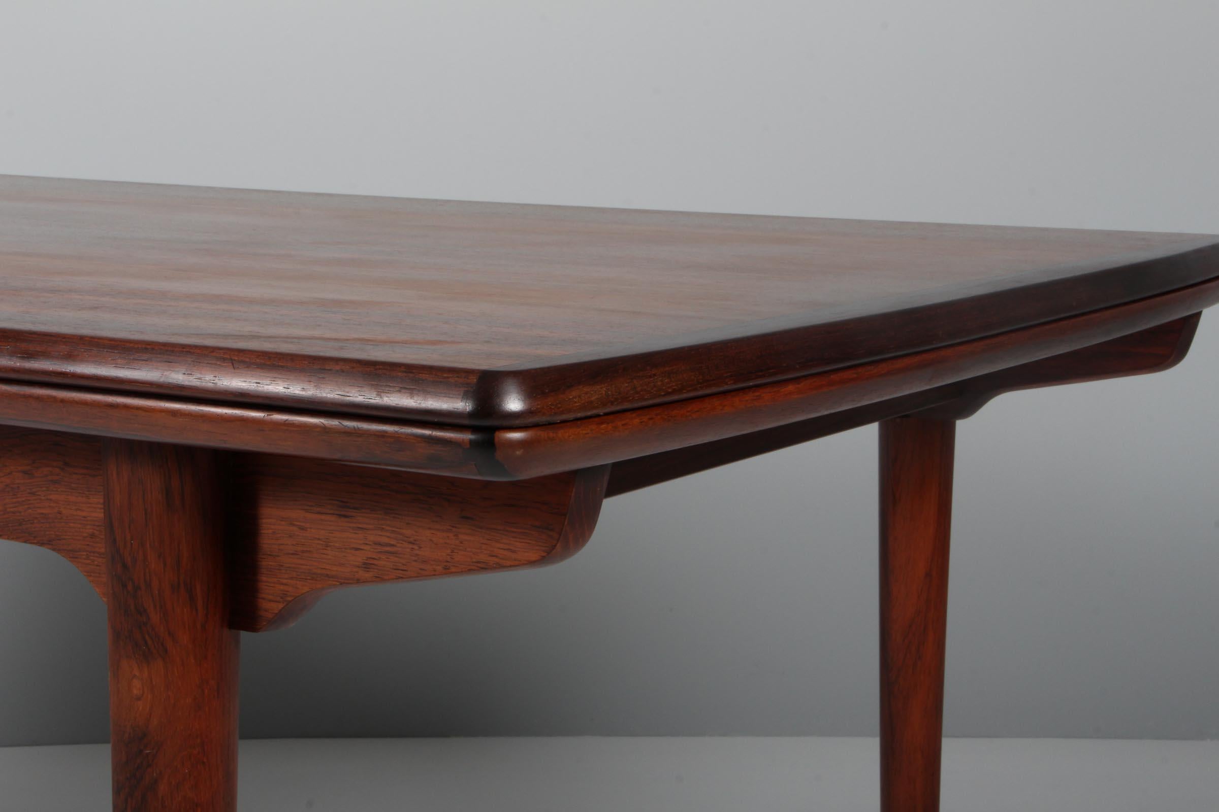 HP Hansen Dining Table with Two Plates, Rosewood, Denmark 1960s 1