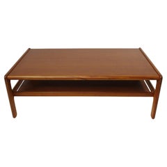 H.P. Hansen Dyrlund Table basse en teck Danemark