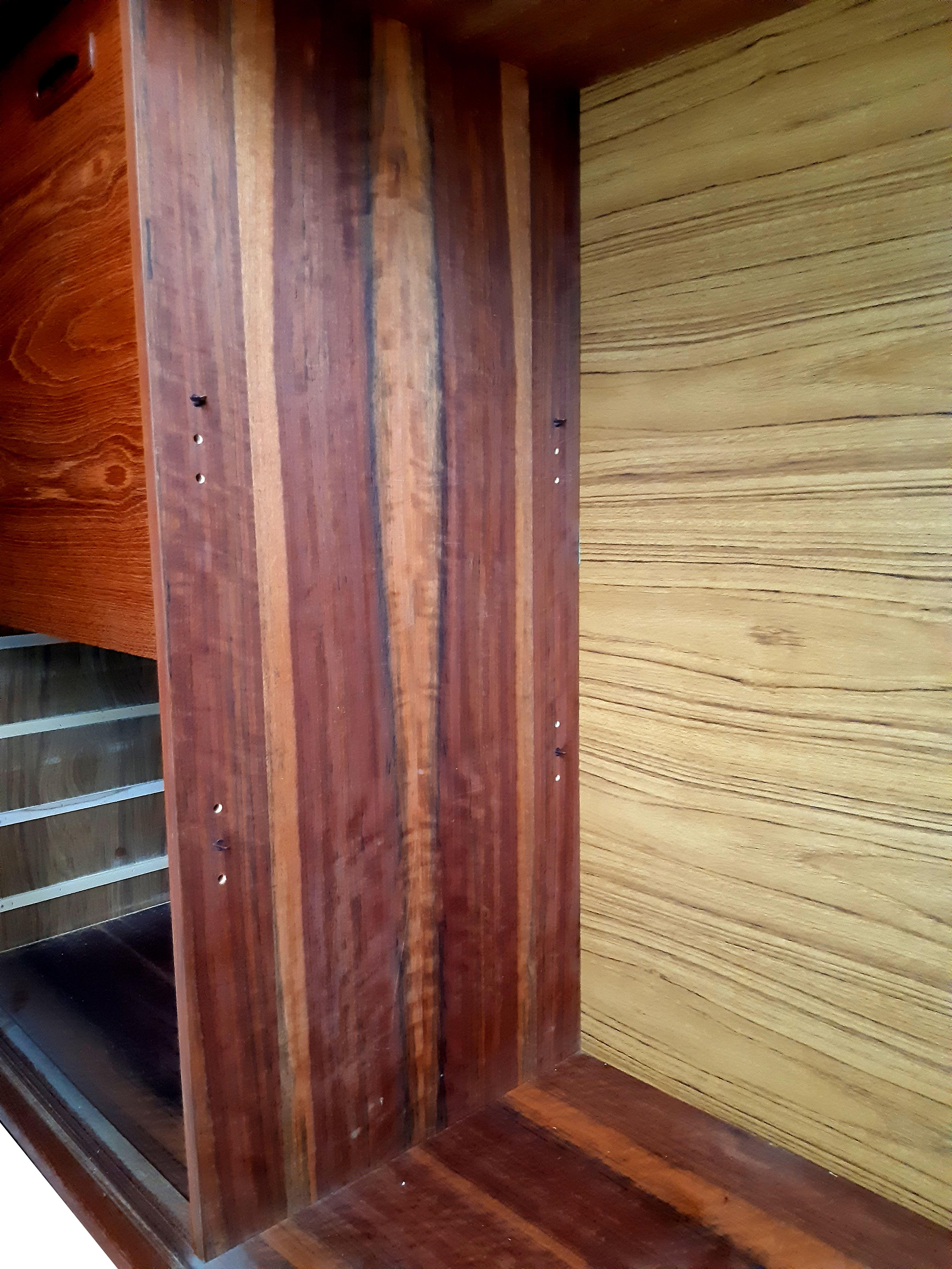 HP Hansen Denmark Highboard aus Teakholz, 1960er Jahre 2