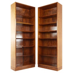 HP Hansen Mid Century Rosewood Bookcase, a Pair