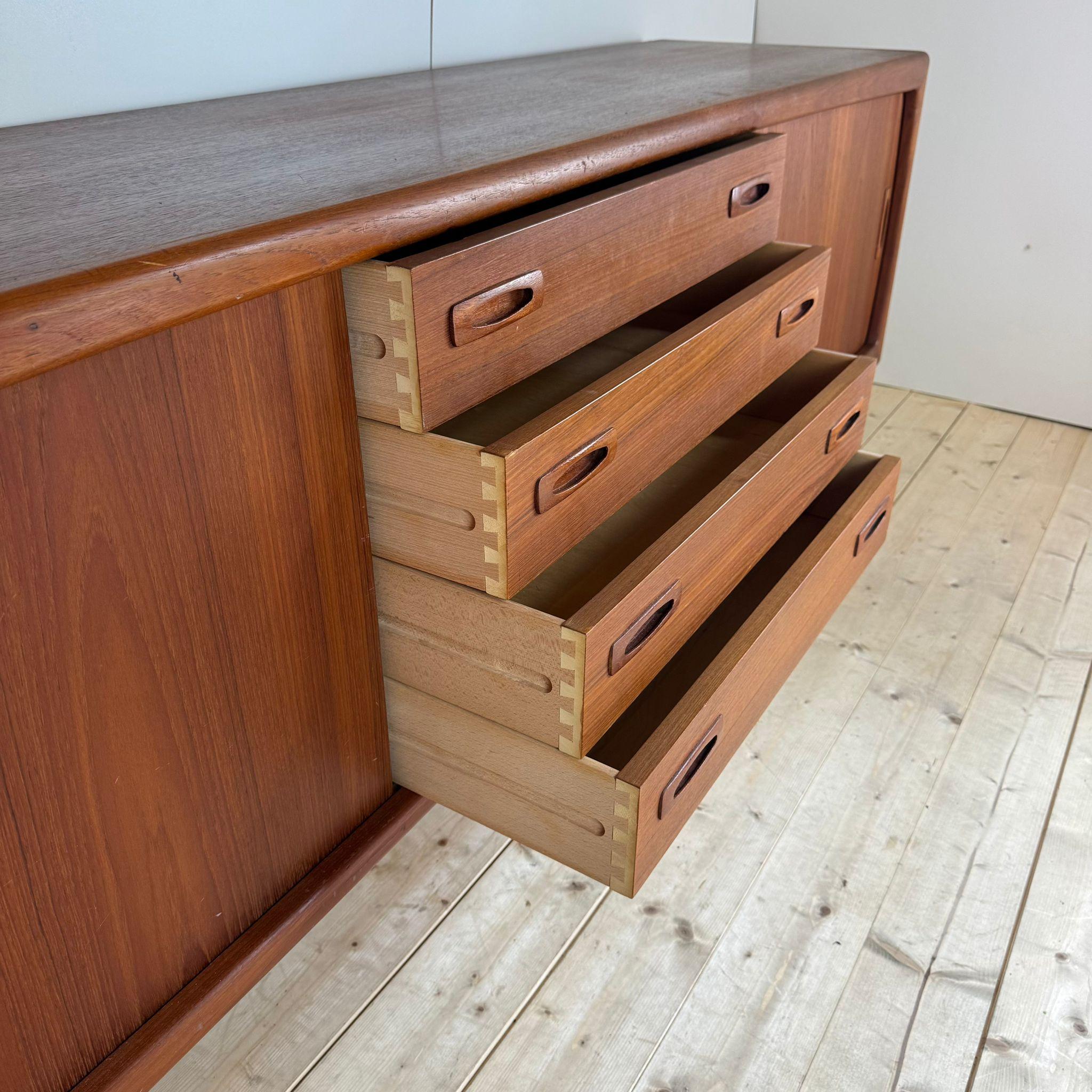 HP Hansen, Buffet en teck, Danemark, 1960 en vente 1