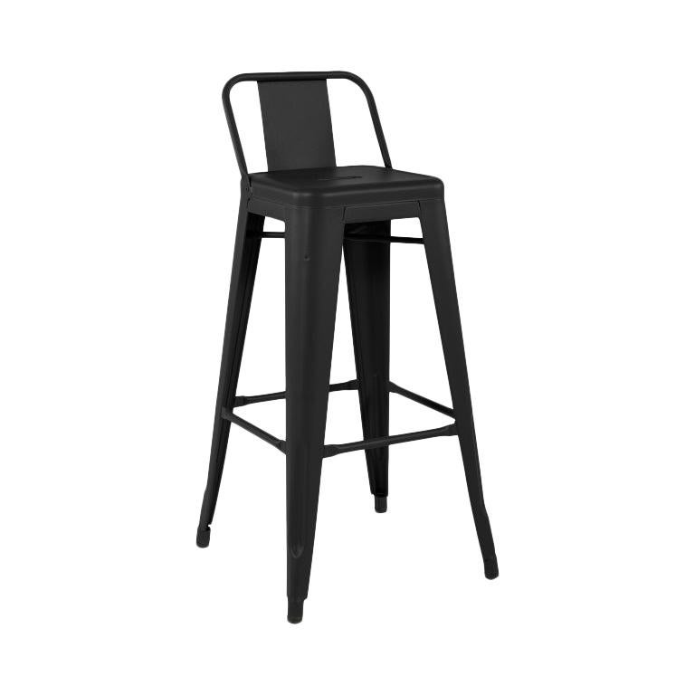 HPD 75 Outdoor Stool in Black by Tolix, US For Sale