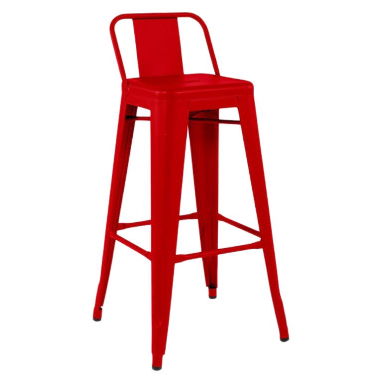 HPD 75 Stool Indoor in Chili Pepper by Tolix, US For Sale