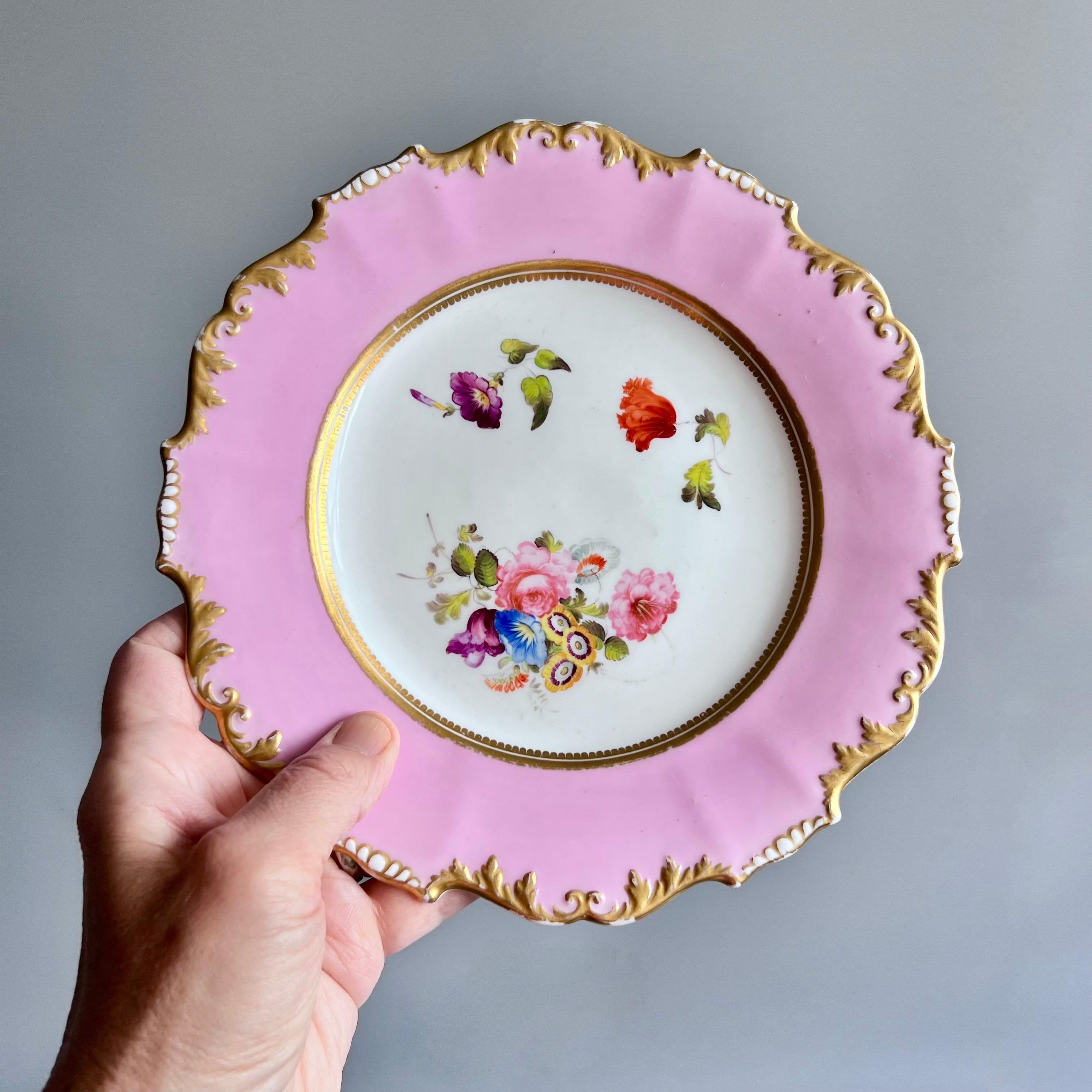 This is a beautiful plate made by H&R Daniel in 1827. The plate was potted in the 