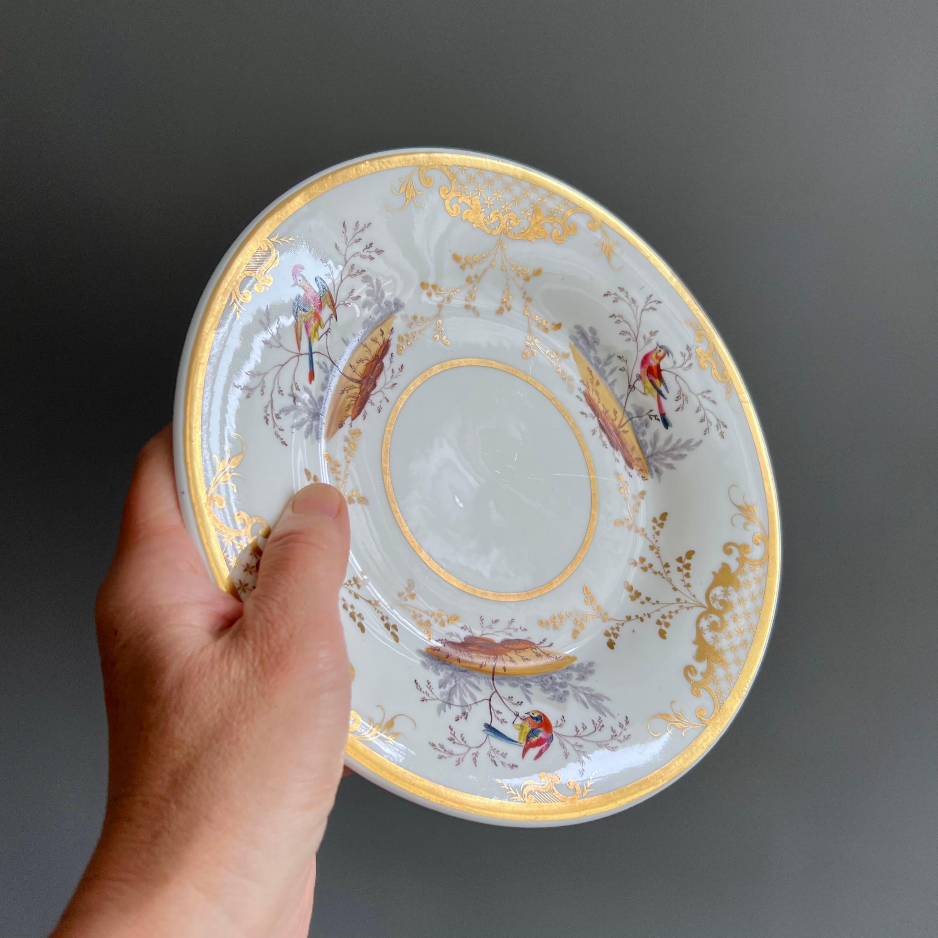 This is a charming plate made by H&R Daniel in about 1832. The plate is potted in the simple 