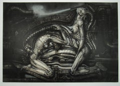 H.R. Hans Rudolf Giger Erotomechanics Biomechnical Screen Print Switzerland 1979