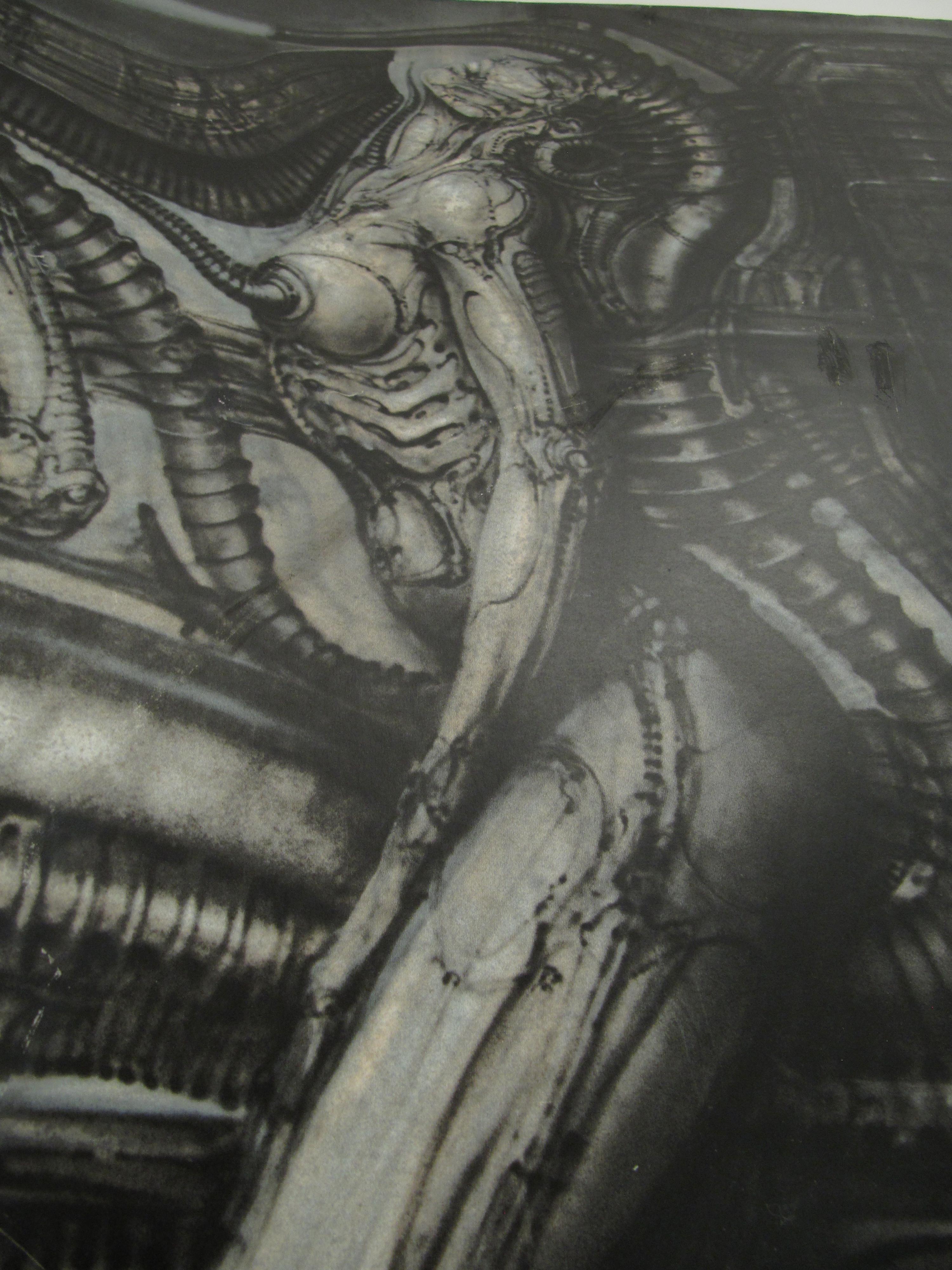 H. H. Hans Rudolf Giger Erotomeccanica Biomeccanica Serigrafia Svizzera 1979 4