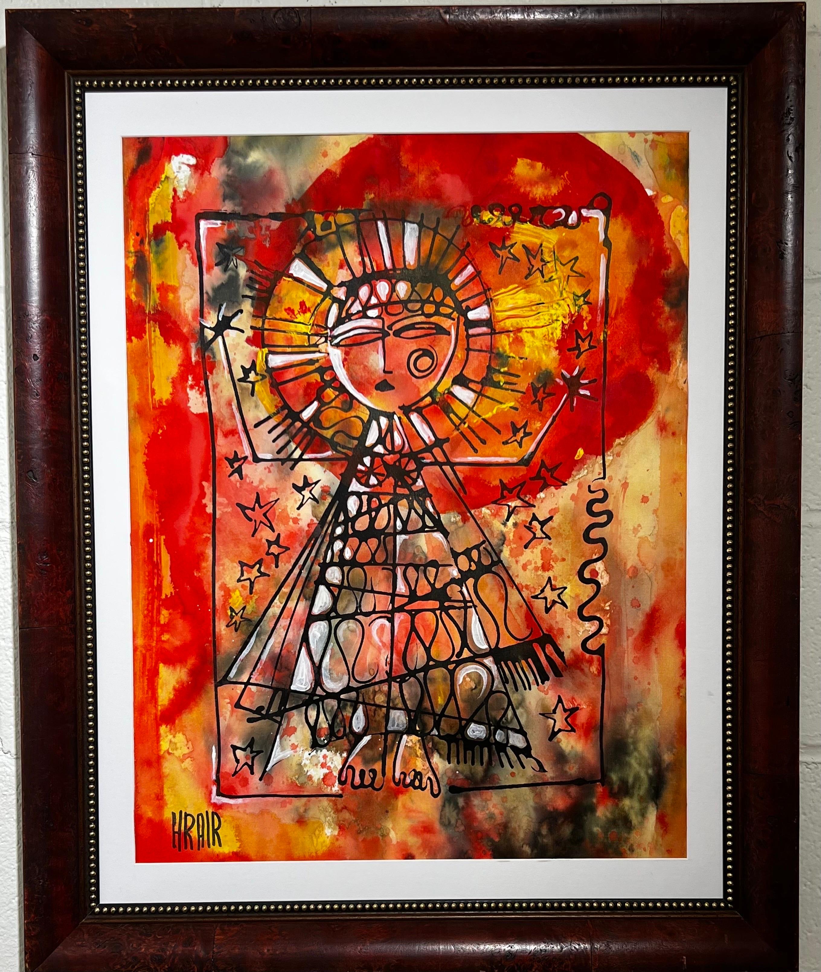Angelo - Painting di Hrair Diarbekirian