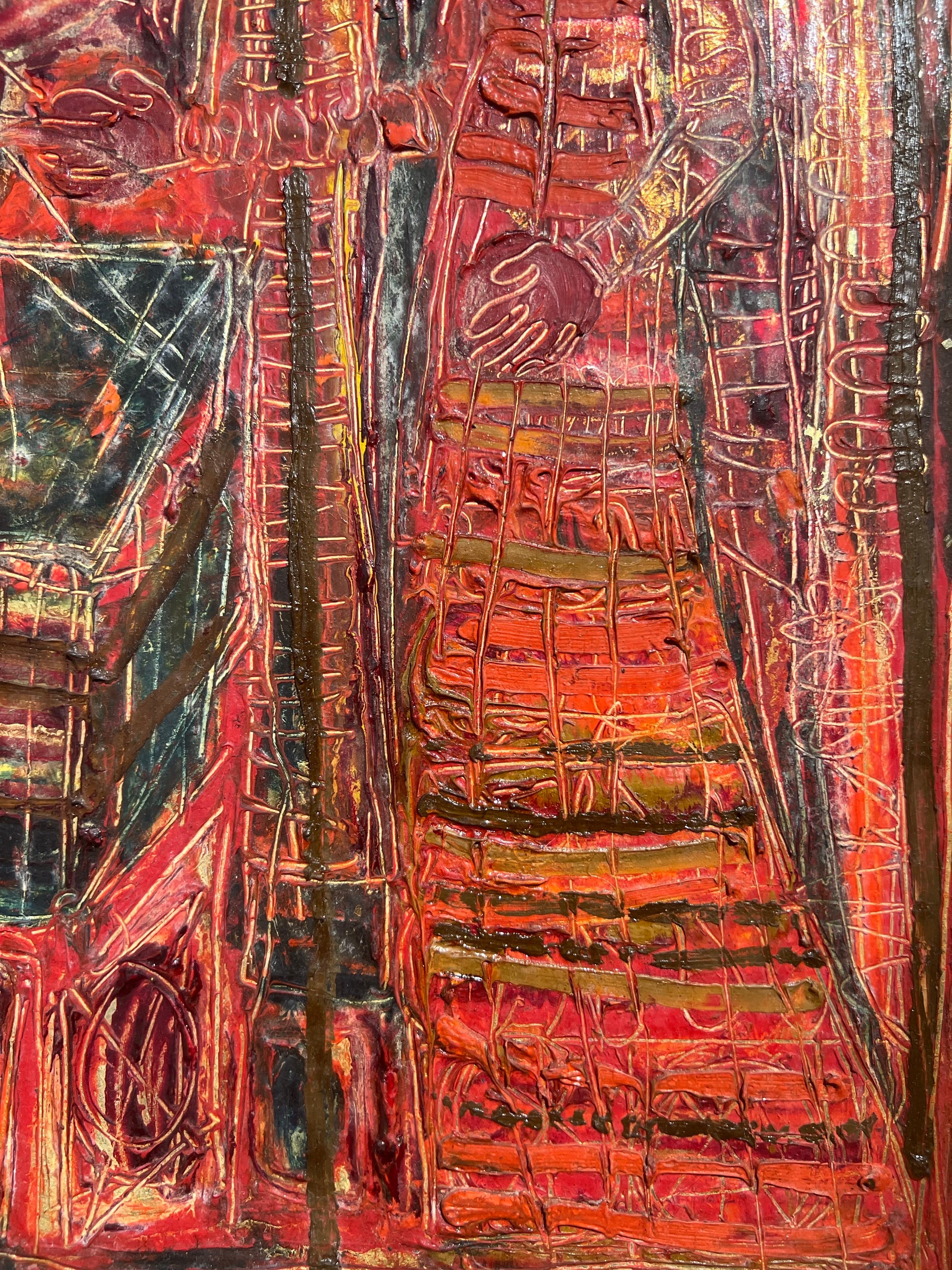 Composizione con figura, Figure contemporanee. in vendita 1