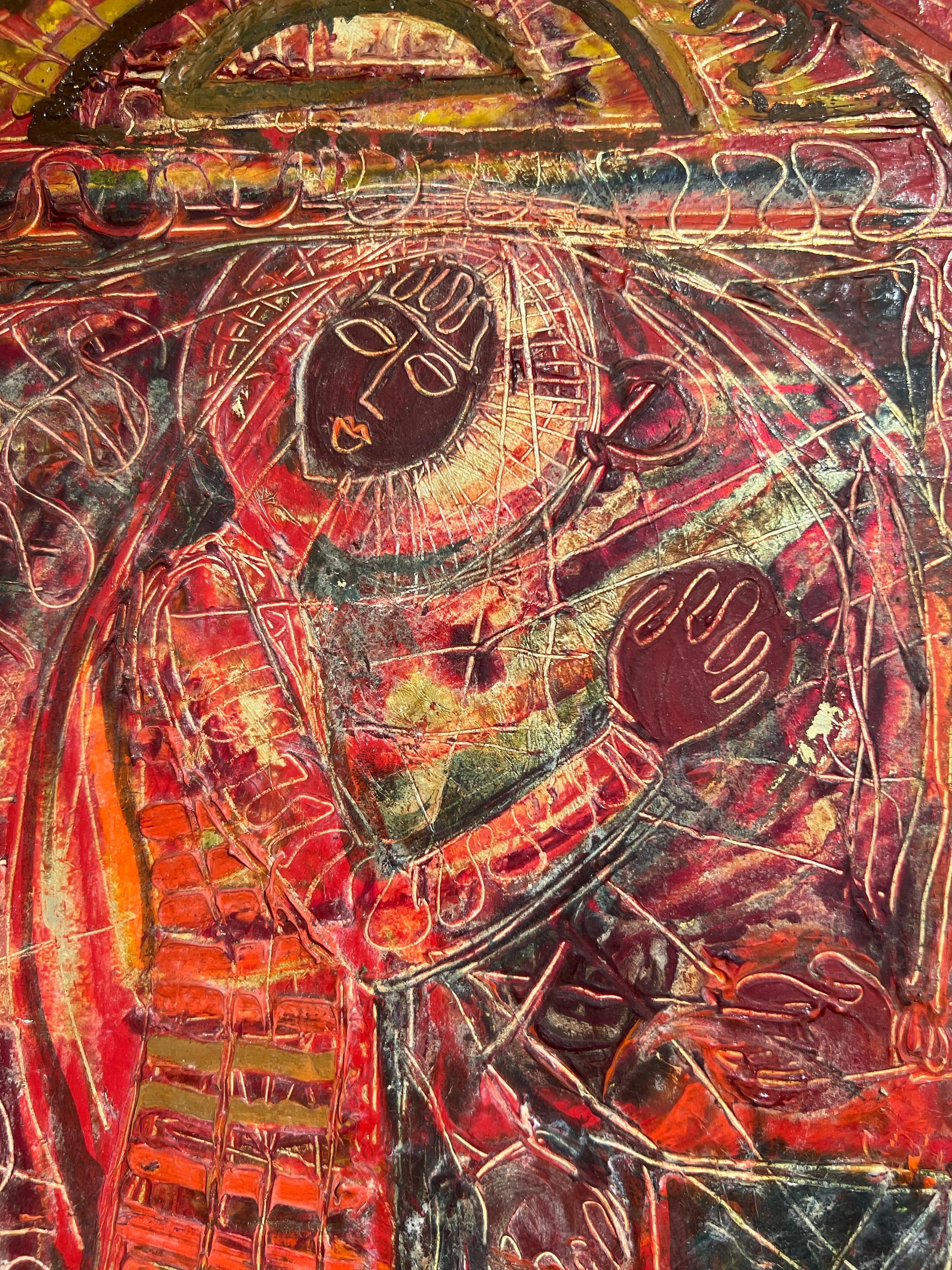 Composizione con figura, Figure contemporanee. in vendita 2